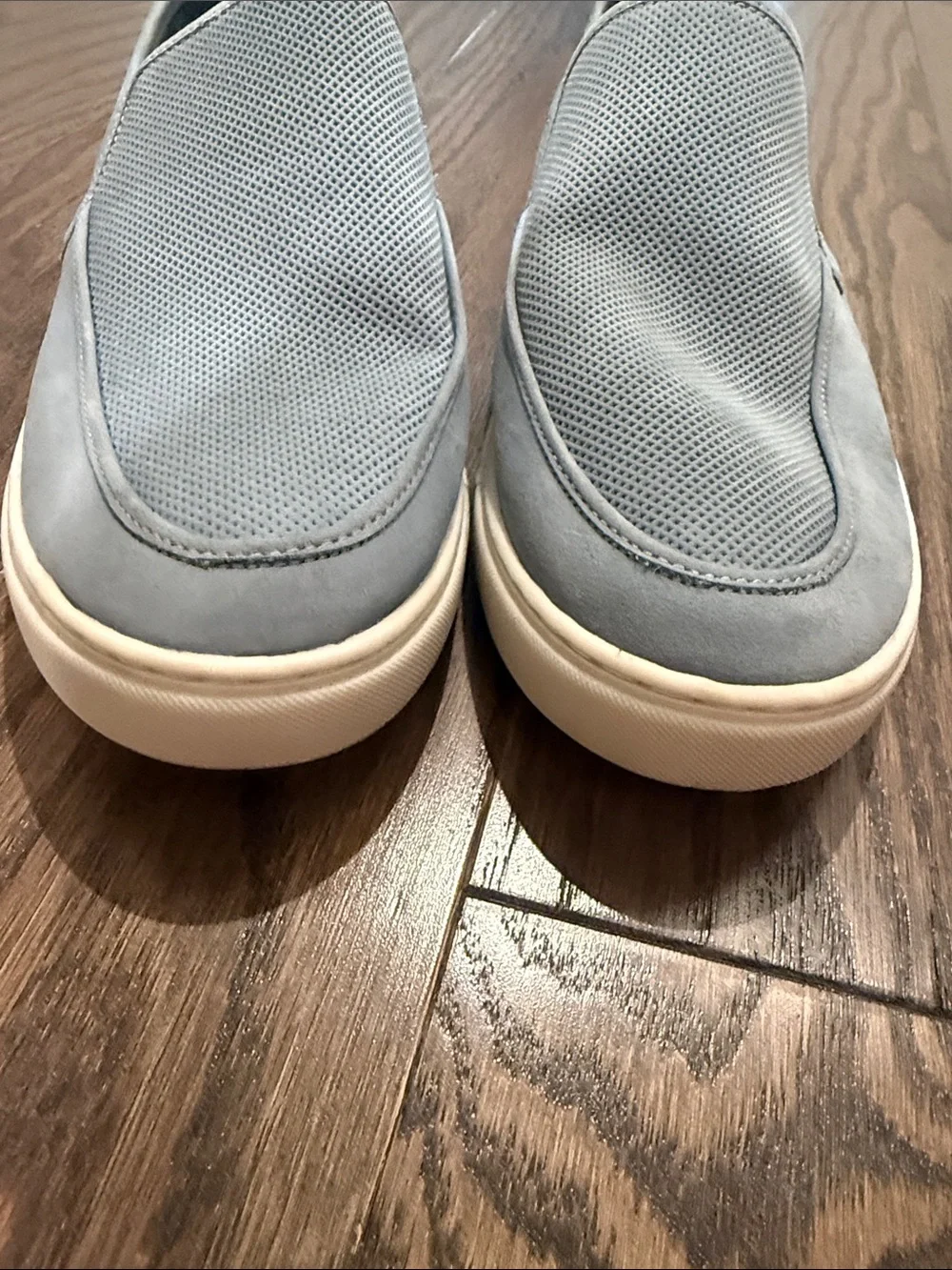 Trac Light Gray Mesh Slip-On Loafers
